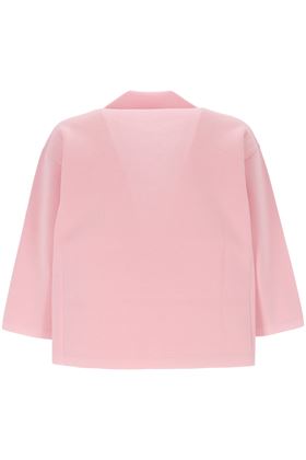 maglia in lana vergine rosa cipria Valentino PAP | 5B3KC56V8MJPC6